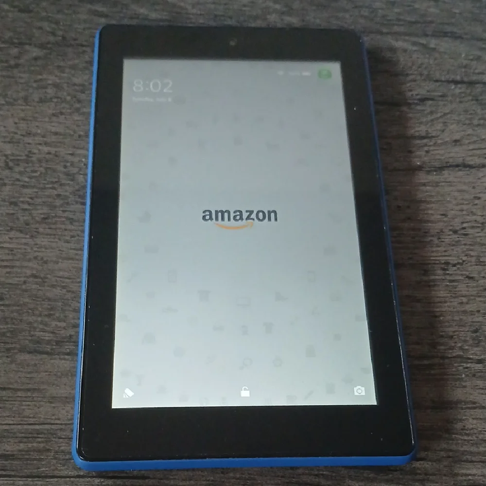 Amazon Fire 7th Gen Kindle Tablet- Blue